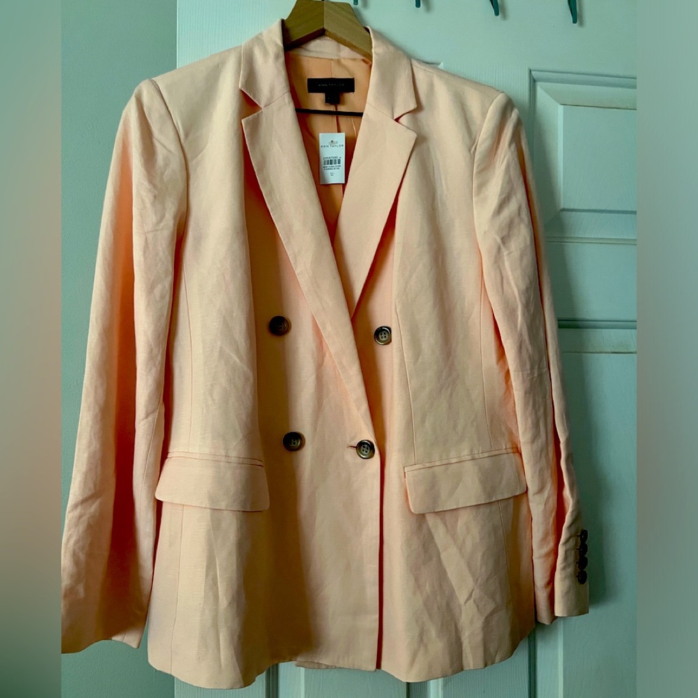 Ann Taylor Linen Blazer
